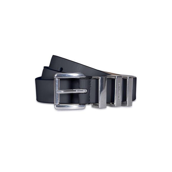 3484 Women's 1 Inch Leather Belt With 3 Keepers Stylish Fashion Accessory
